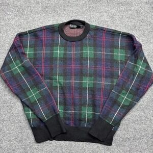 Lauren Ralph Lauren Plaid Wool Sweater Size Large